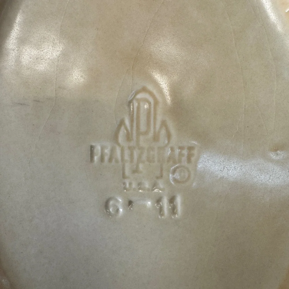 Pfaltzgraff Village 6-11 USA Oval‎ Baking Dish Casserole Tan Floral Stoneware